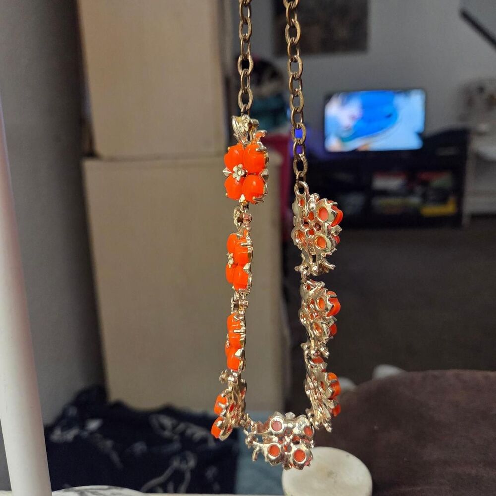 No-brand Women's Orange and Red Jewellery